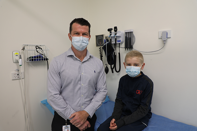 Jamison at Sydney Children's Hospital, Randwick